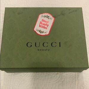 Gucci Beauty Green Box with Empty Fragrance Bottle